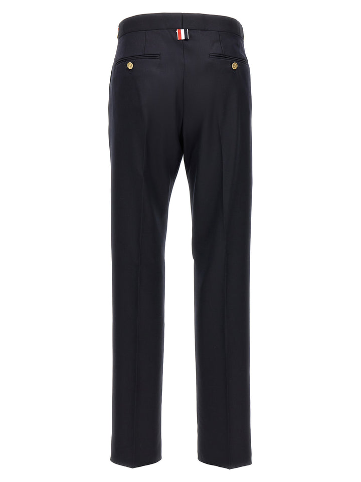 Thom Browne Low Rise Pants - Blue | 101b42e0cc954d9bafa11eb43ef513a854a320f4