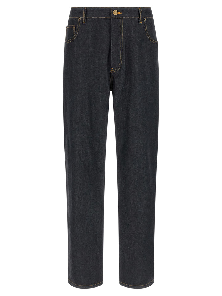 Thom Browne Japanese Selvedge Denim Jeans - Blue | 3d4541a0b521b345458526b557f341bd321e4ef9