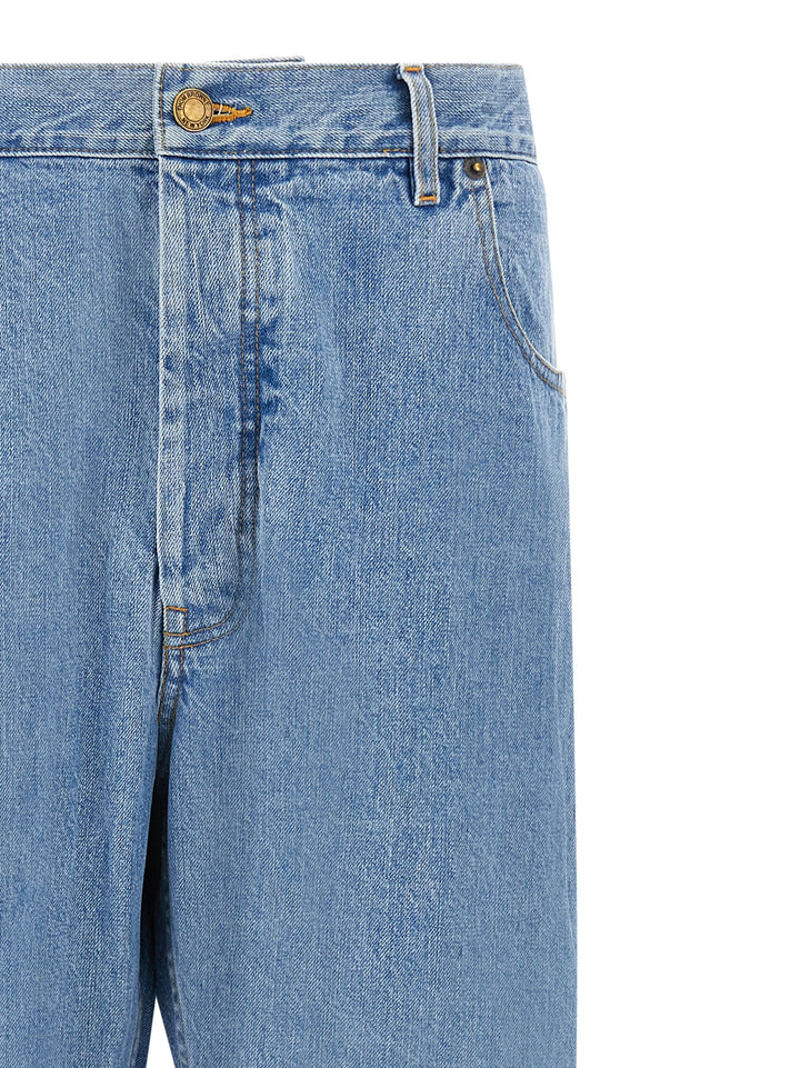 Thom Browne Back Martingale Jeans - Light Blue | f3faa4facfaedd9c76a7f21153ad86f91c63f68d