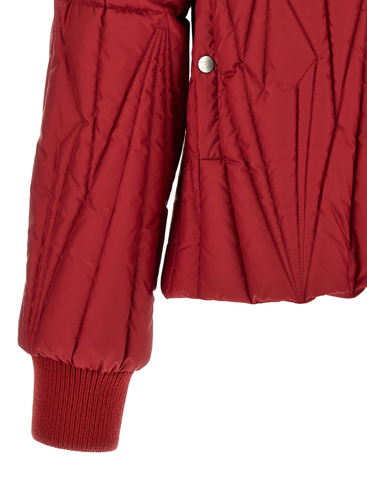Rick Owens Geocamo Flight Puffer Jackets - Red | c6100fed27738c04d6a6eb612ca16676116ba8c0