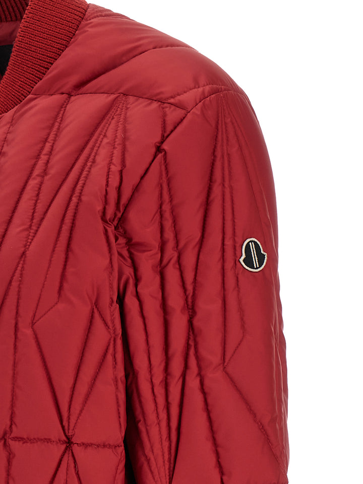 Rick Owens Geocamo Flight Puffer Jackets - Red | 70ba8907a04a26ce6c2dfb6da7a141bca6c9212a