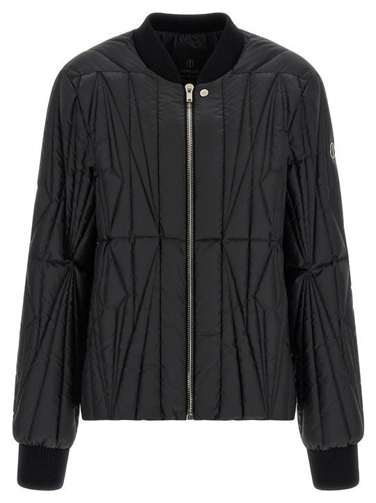 Geocamo Flight Puffer Jackets Black