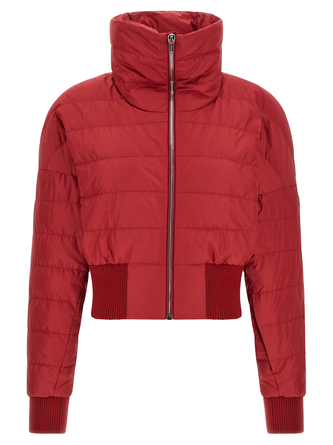 Rick Owens Cropped Puffer Jackets - Red | e9308b7b33757303216c246c1dbfaadd087d0538