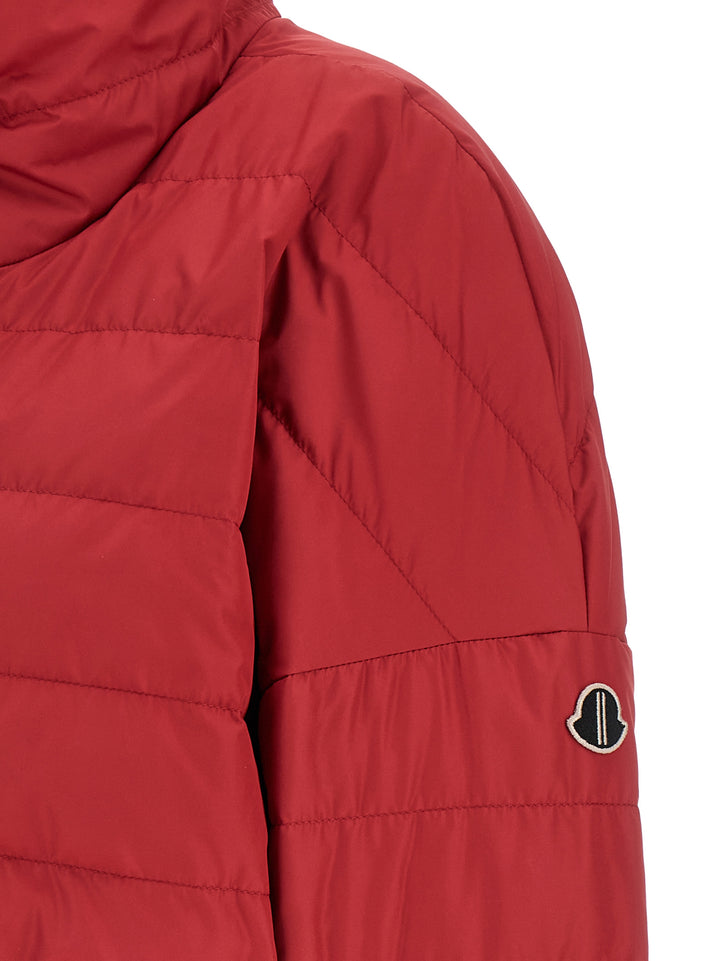 Rick Owens Cropped Puffer Jackets - Red | 5feba8d8bbaa93c7581febc006e004247ad725c1