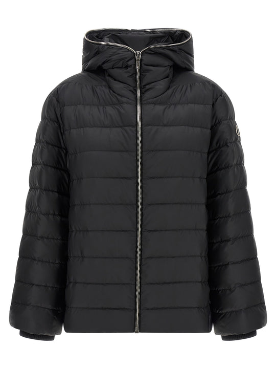 Ziplock Puffer Jackets Black