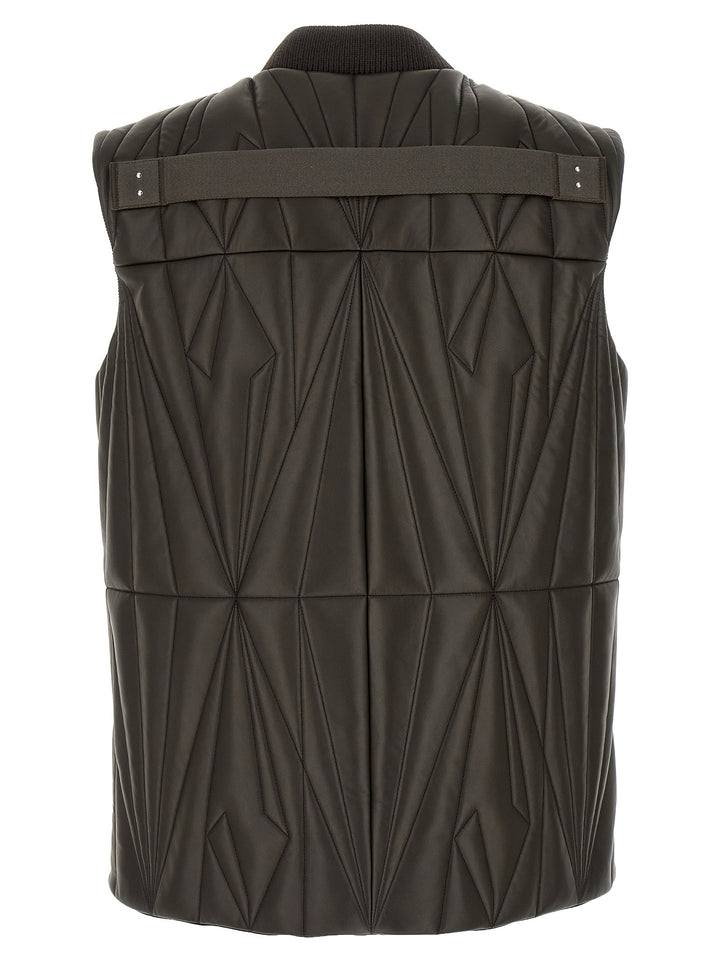Rick Owens Geocamo Flight Gilet - Brown | 8135feca2b3858ac6acb235674943325c10cb832
