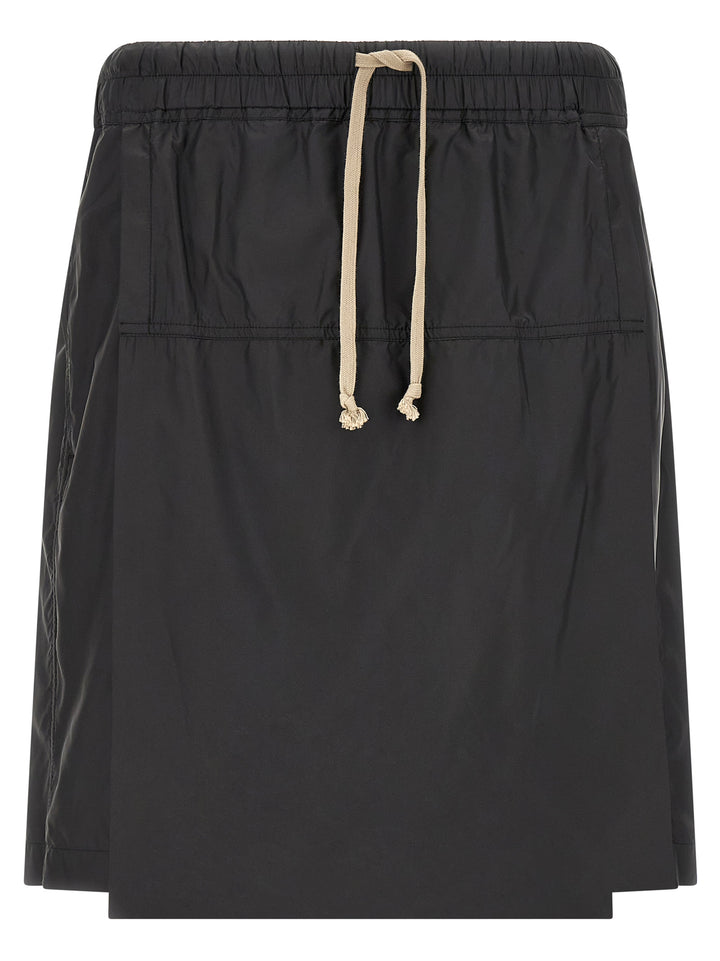 Rick Owens Kiltshorts Bermuda and Short - Black | 3f103637a4d3a3e4e41121af53c6b04c1320452e