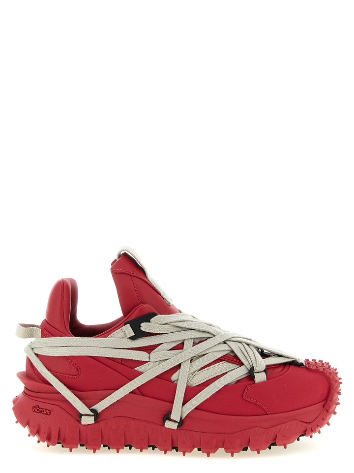 Rick Owens Trailgrip Megalace Sneakers - Red | ea3062ee480f3190fd9f6f90e621d811eea4089c