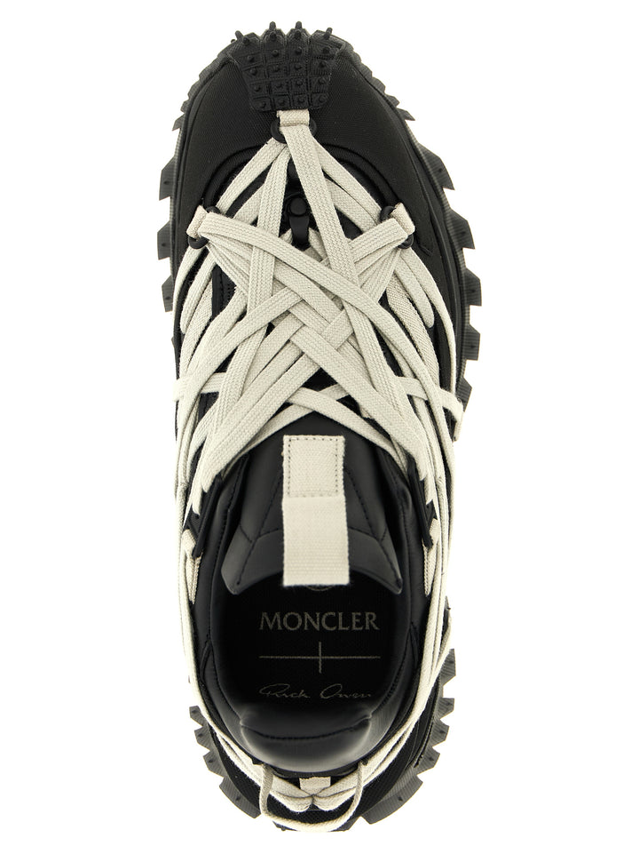 Rick Owens Trailgrip Megalace Sneakers - Black | 92f1d43bcd2ba311028b355dfdb8831ea9709b89