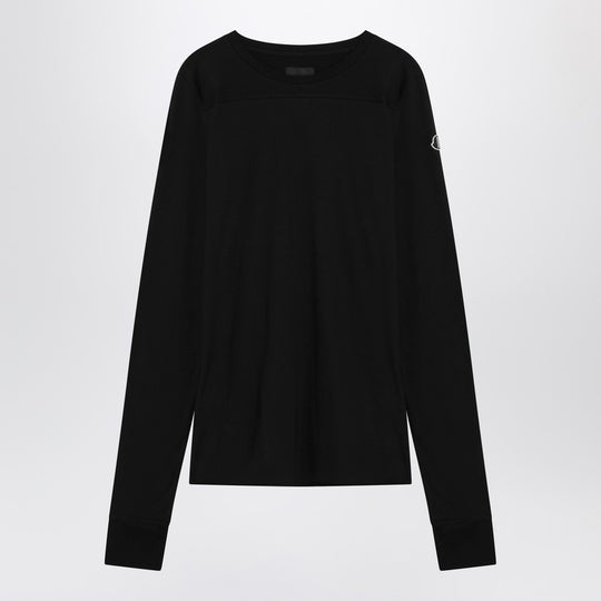 Black Cotton Sweater