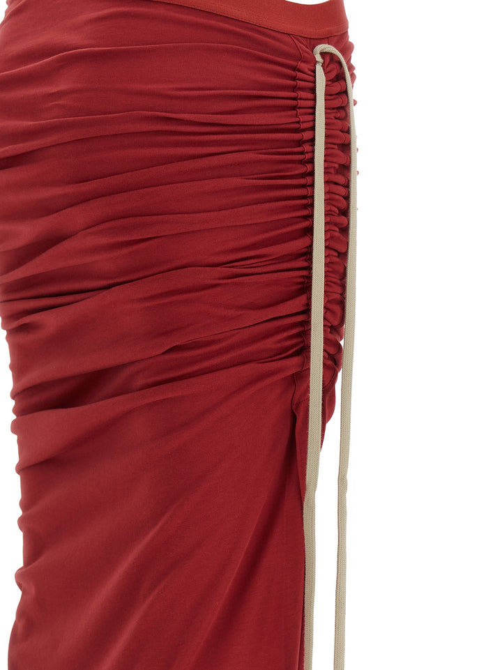 Rick Owens Adjustable Skirts - Red | 74cdd1755c5e98028111ad716ded8e1fca75bede
