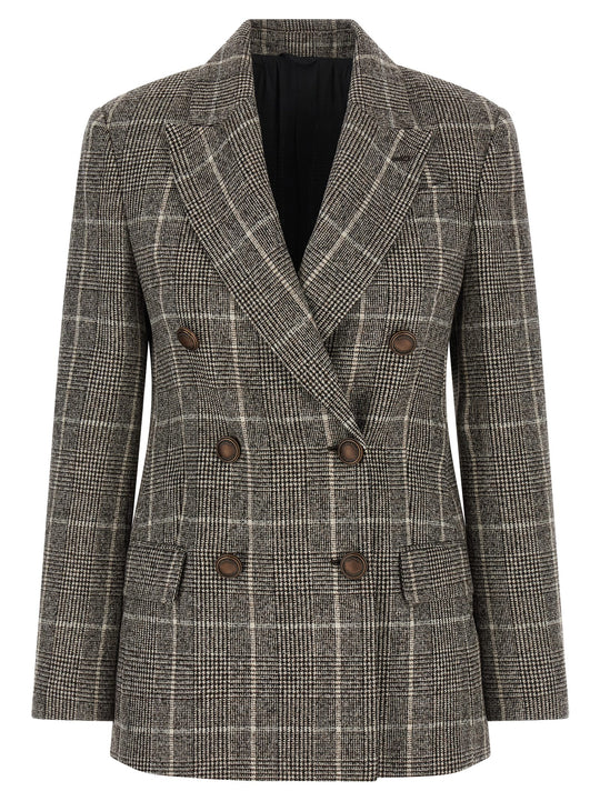 Prince Of Wales Blazer Blazers Brown