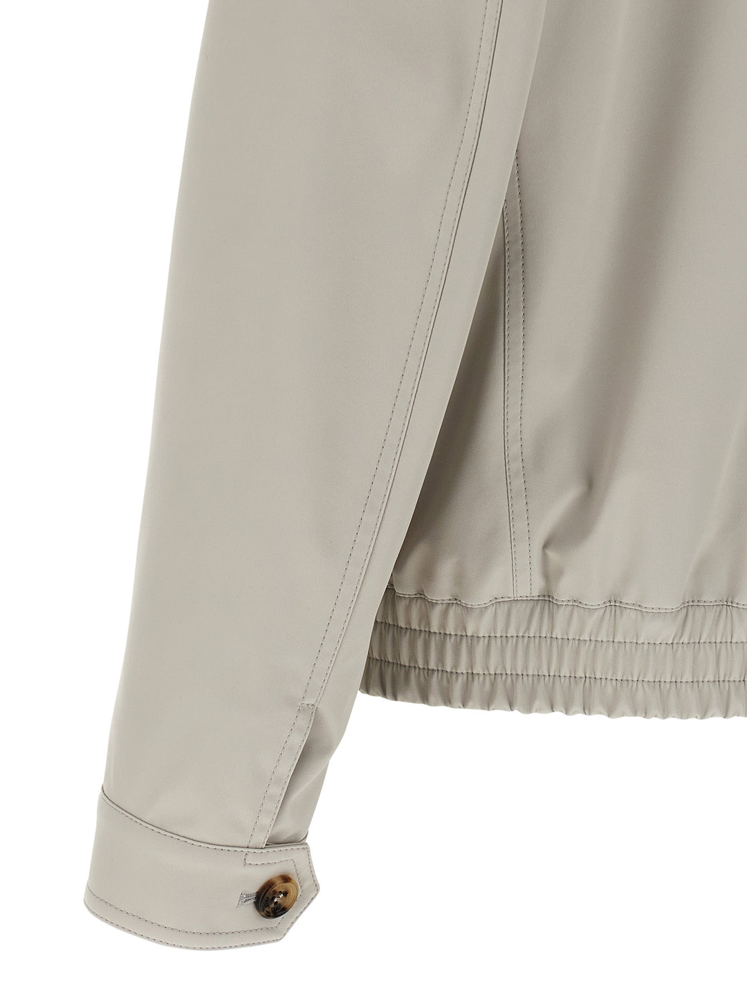 Brunello Cucinelli Nylon Bomber Jacket Puffer Jackets - Gray | 80ae52d5c47b02232ff51e92e263b4d1ba686de3