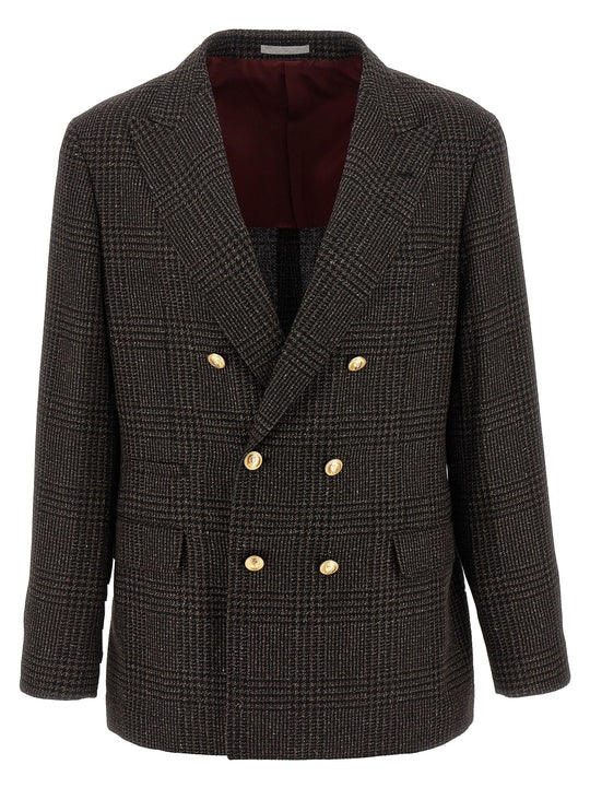 Prince Of Wales Blazer Brown