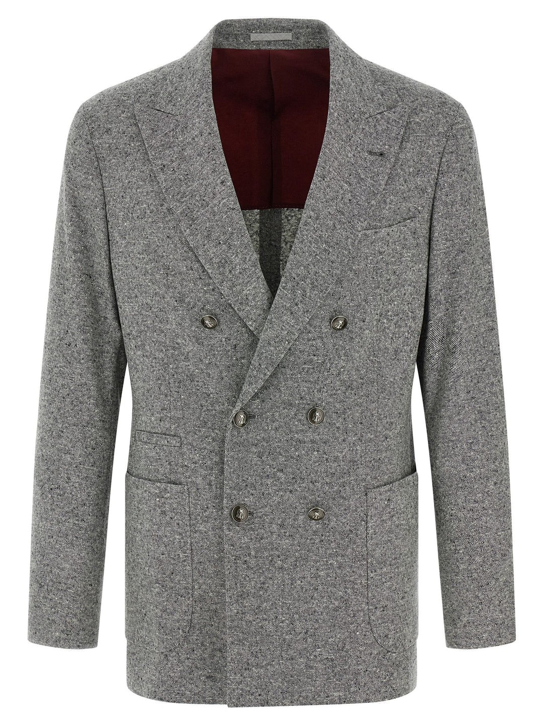 Brunello Cucinelli Grisaille Blazer - Gray | 9d5887e263b13a91b02e5aff75fdd7107730a164