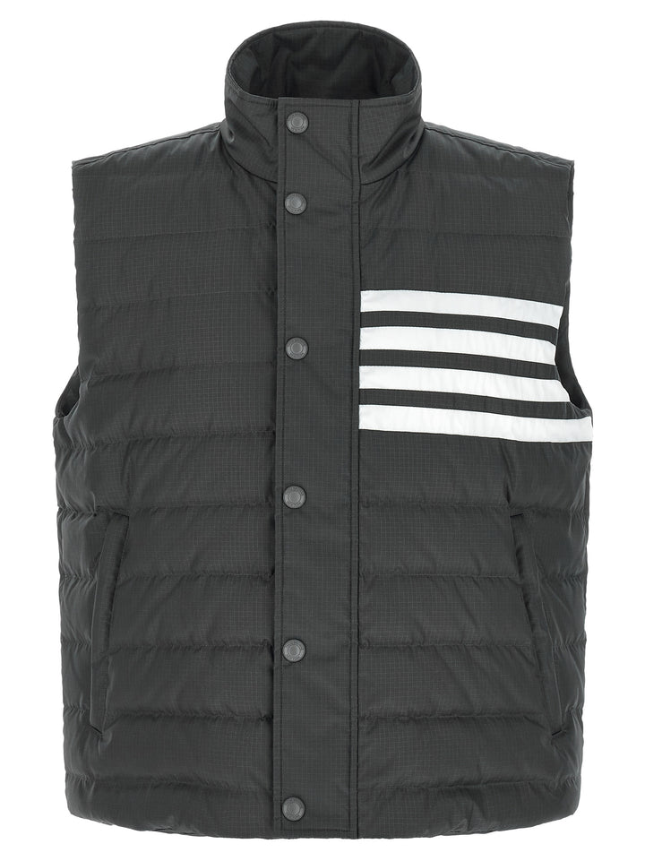 Thom Browne 4 Bar Gilet - Gray | ad91072f9b8da7ec08fb921c4121edb6ea3b41cc