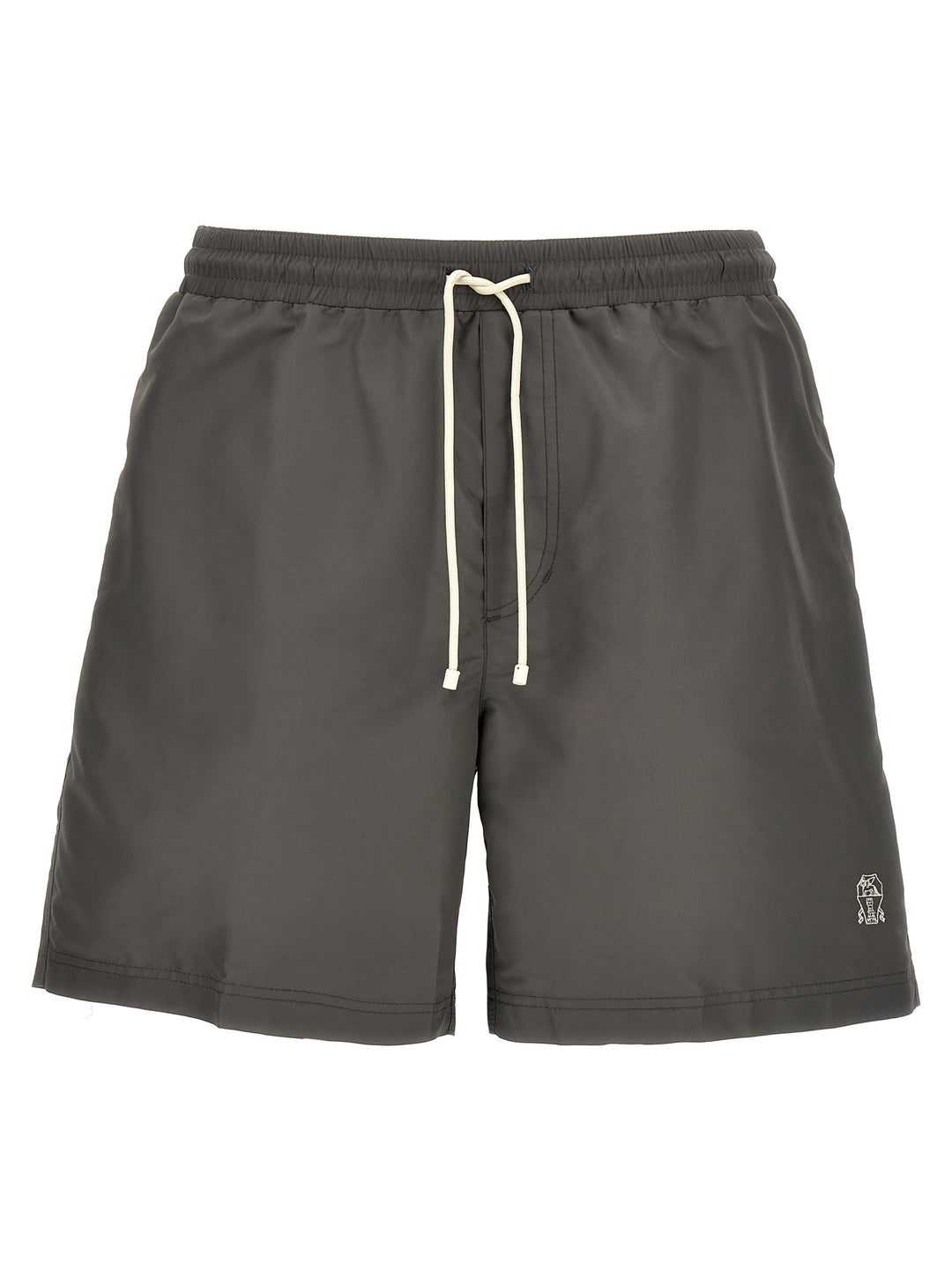 Brunello Cucinelli Logo Swimsuit Beachwear - Gray | c52a470c26768e5f9dbf2b7416cc58760f9415d1