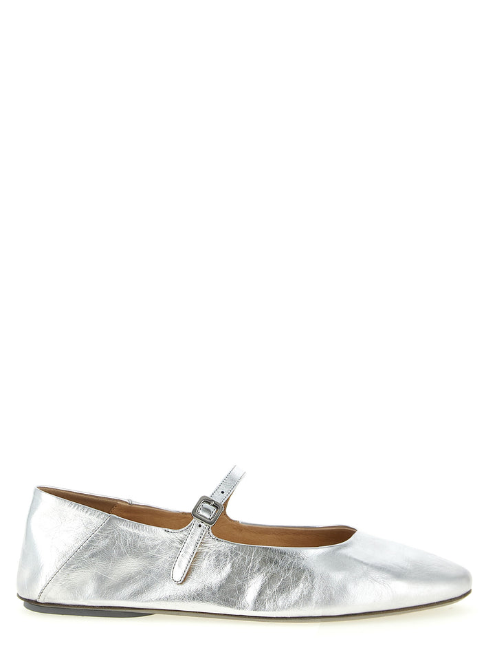 MarsèLl Strascico Flat shoes - Silver | e9e891529b1a56b756e887687f0c93a9cfd66421