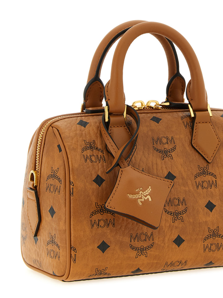 Mcm Ella Boston Hand Bags - Brown | 429f62733f4f7239bc69de64a44271329c382d4f