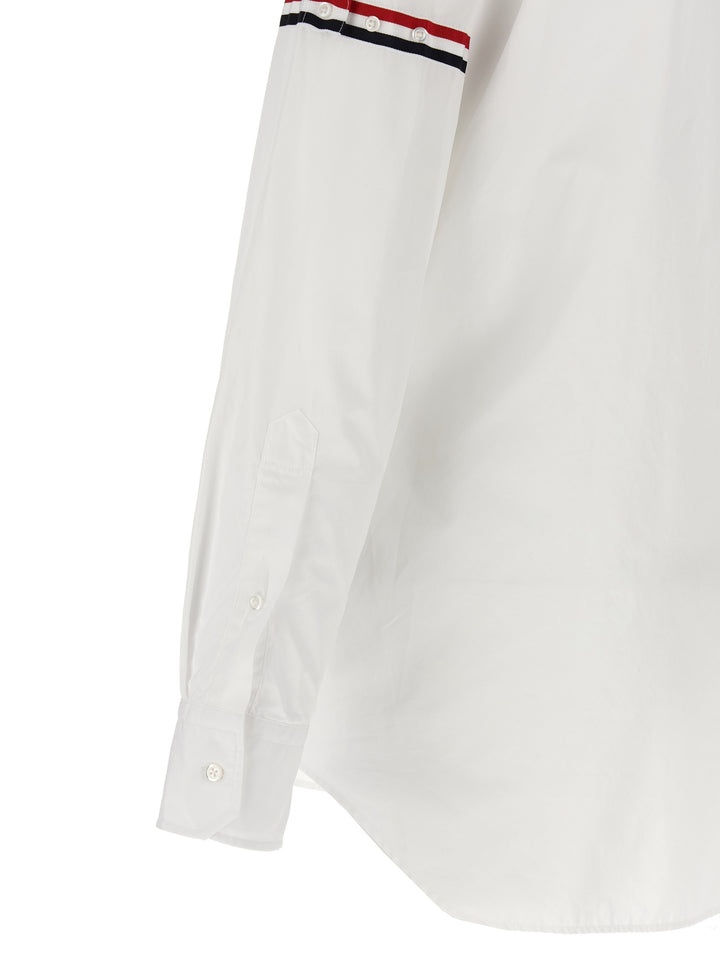 Thom Browne Oxford Armbands Classic Shirt and Blouse - White | 7cfeedf331c236f9e725891eece6c1fc21894ca0