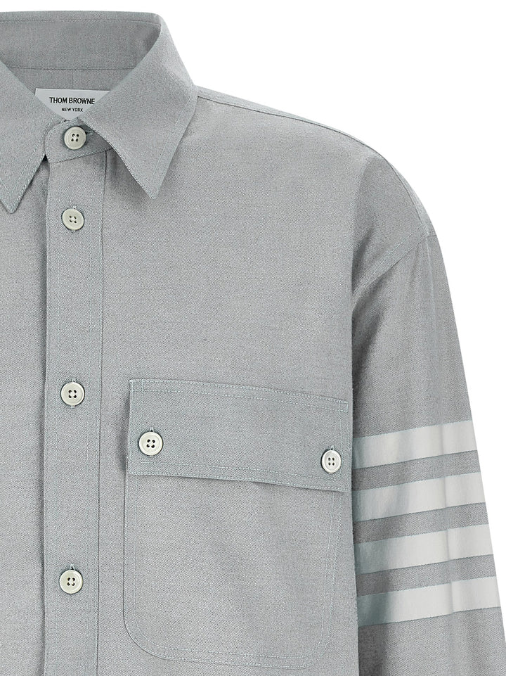 Thom Browne 4bar Shirt and Blouse - Gray | b727ea8fc8e91a077b254579c27acf97ee341f00