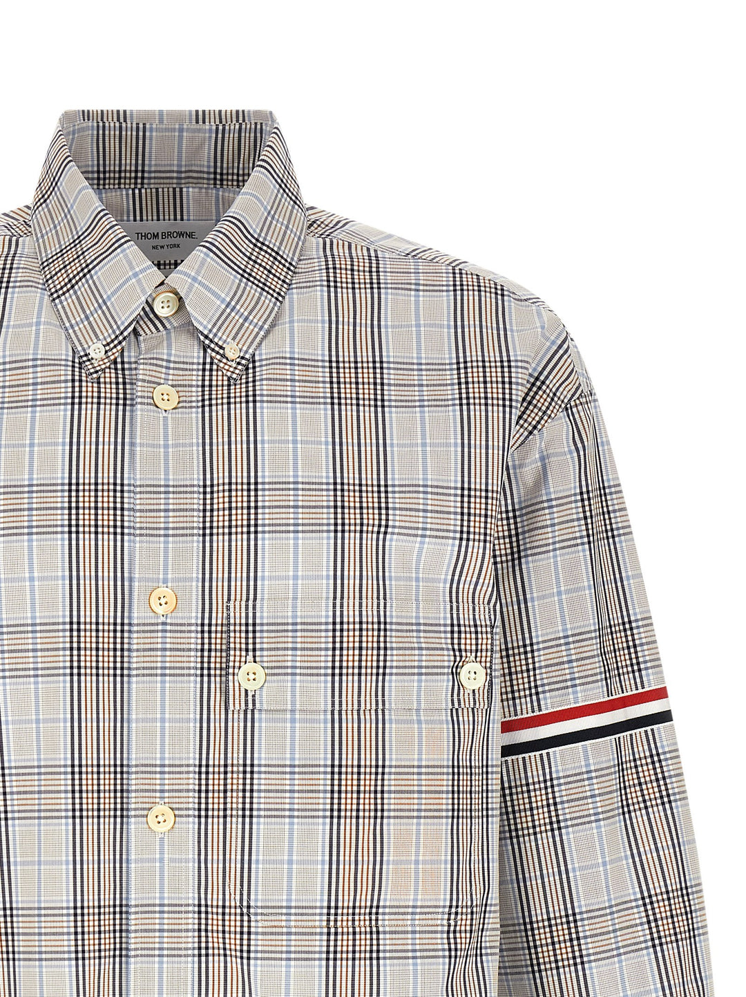 Thom Browne Oversized Rwb Shirt and Blouse - Multicolor | b3193704000509b28d571db319c09d2aeab2f41e