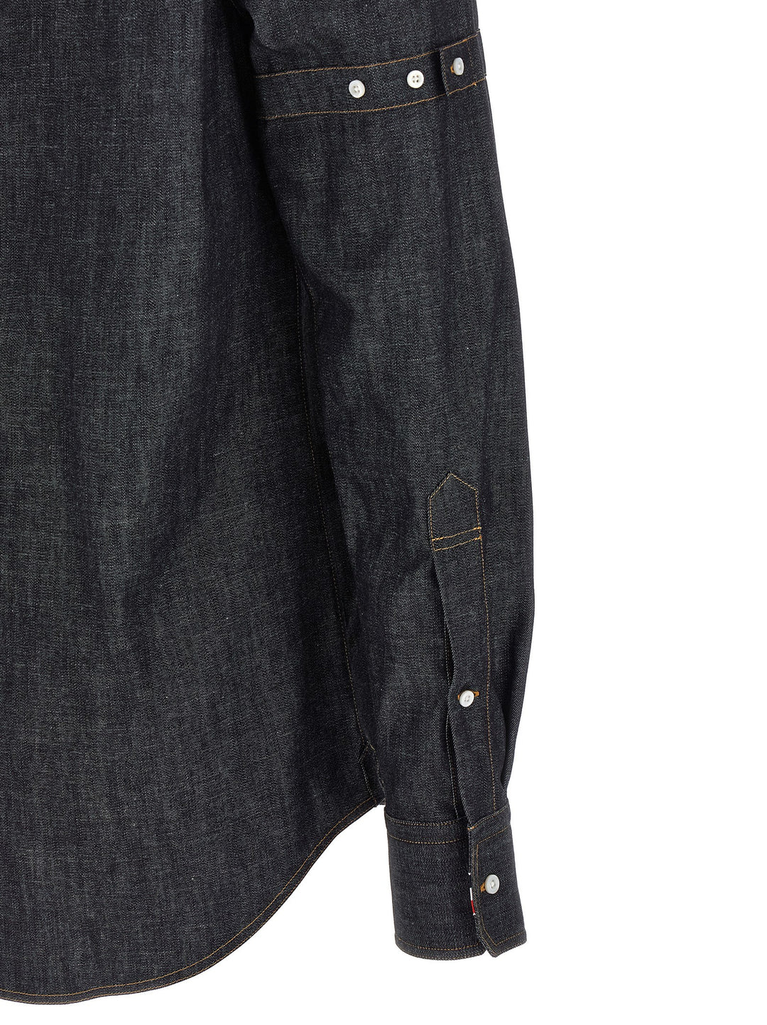 Thom Browne Denim Shirt Shirt and Blouse - Blue | bc866440147394707da88734ff395746a84ab892