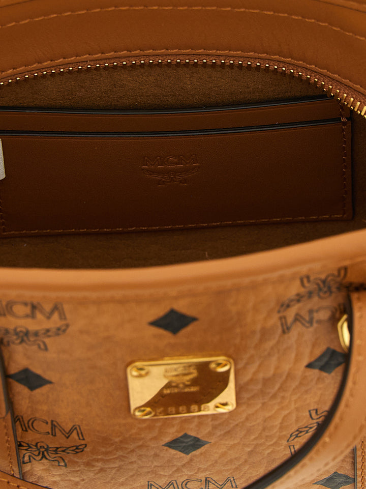 Mcm Toni Tote Bag - Brown | 2dd4c68e7edb530861eb3fecb5e0b2f9f4874043