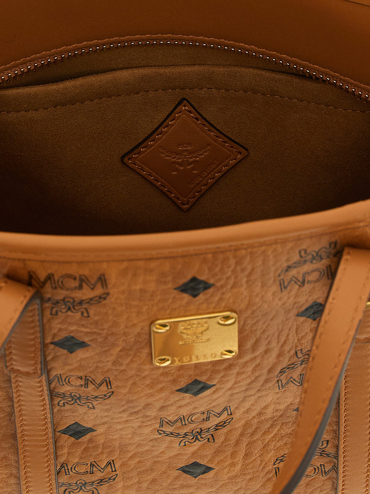 Mcm Toni Tote Bag - Brown | 26b894c37805ddebb4b82dc570ffa15708af9503