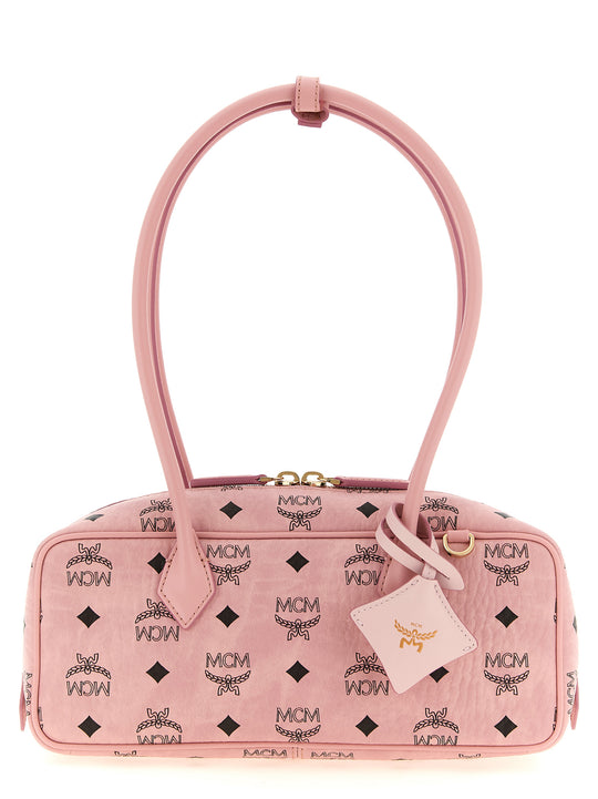 Aren East West Shoulder Bags Pink