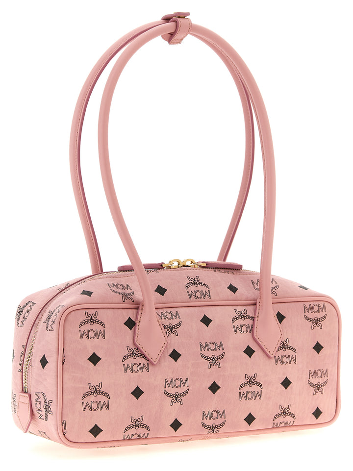 Mcm Aren East West Shoulder Bags - Pink | 1980e45704058d0bfb8bb0df60e0ccb11bb8a463