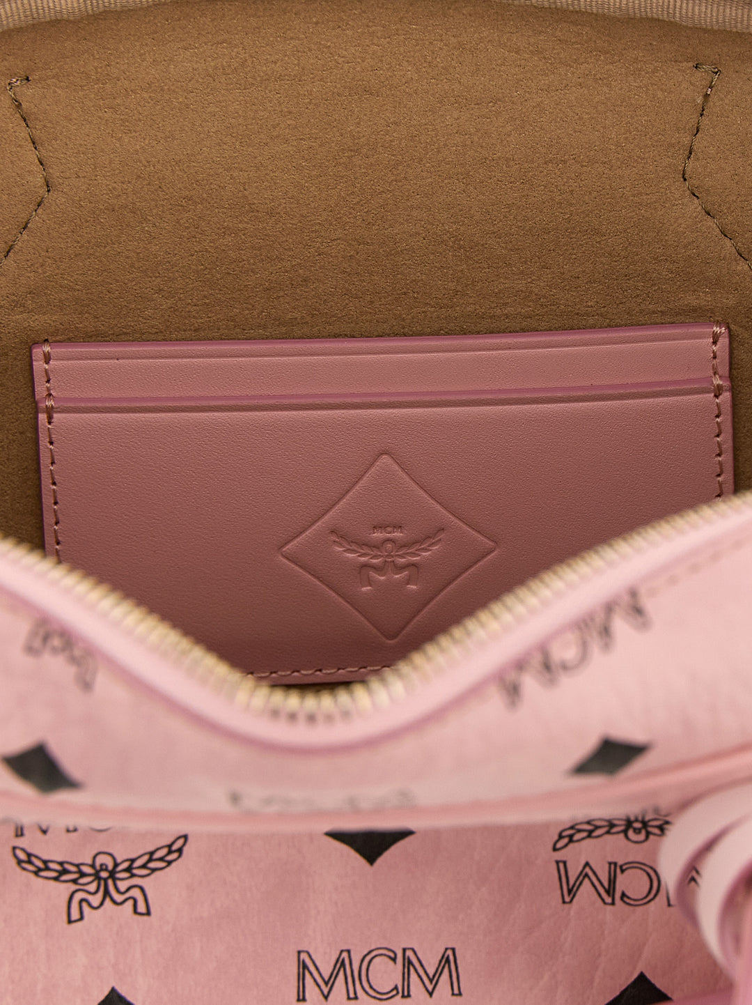 Mcm Aren East West Shoulder Bags - Pink | dcdb6559d877b0201d46959a69554619b0f65e0a