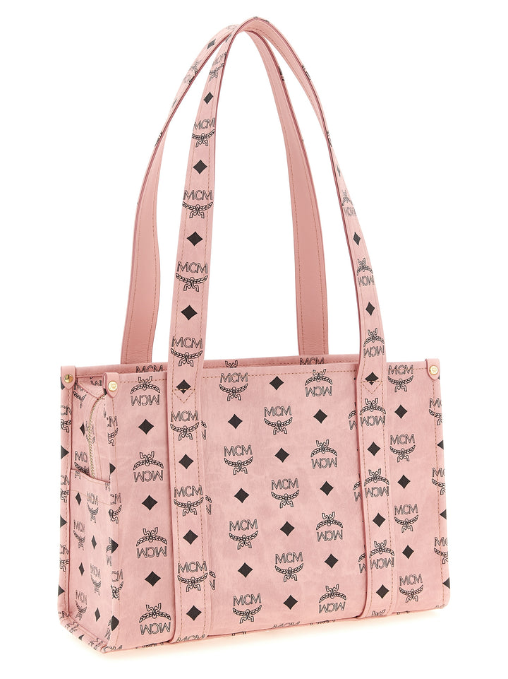 Mcm Aren School Tote Shoulder Bags - Pink | 0685ba28a3fec2255828c3bcf94053acd30d30d1