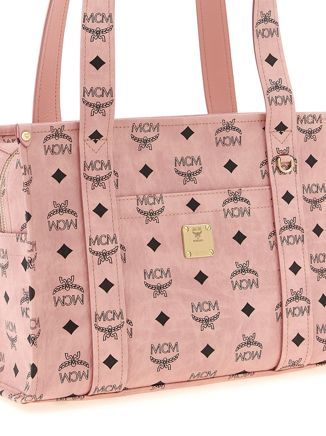 Mcm Aren School Tote Shoulder Bags - Pink | 694a33fb7854100c3c3a4827063241cf1f09f8f3