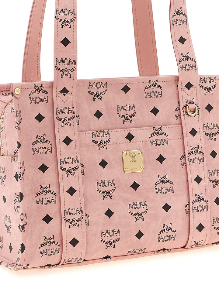 Mcm Aren School Tote Shoulder Bags - Pink | 694a33fb7854100c3c3a4827063241cf1f09f8f3