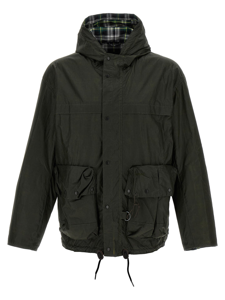 Barbour Modified Durham Short Puffer Jackets - Green | accb3e3d06fa21458e72b211022fda522f16573e