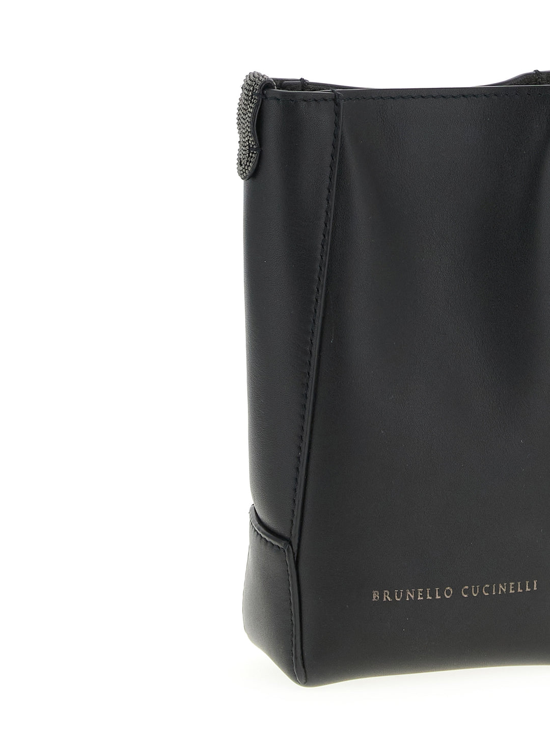 Brunello Cucinelli Cell Phone Holder With Shoulder Strap Home & Lifestyle - Black | 64a96a6ff9ca09074c9a19b1c564f6ff2a429139