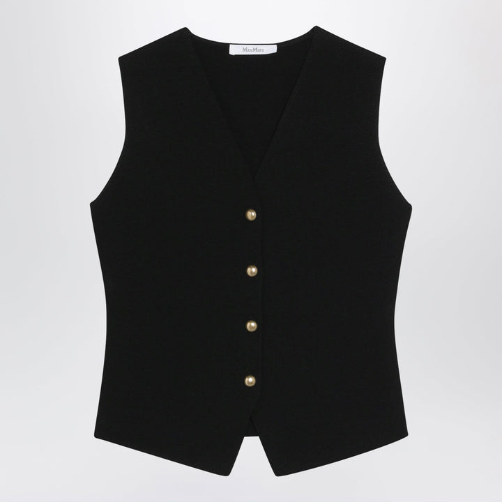 Max Mara Vests - Black | d7d7396c8387bbcad653fc663bfd237e22c961be