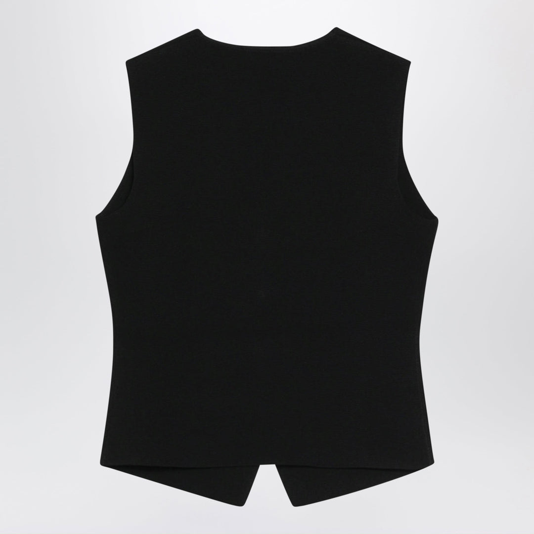 Max Mara Vests - Black | 6c1afb53567e2a1bd9c1de20d60af9ff8597d643