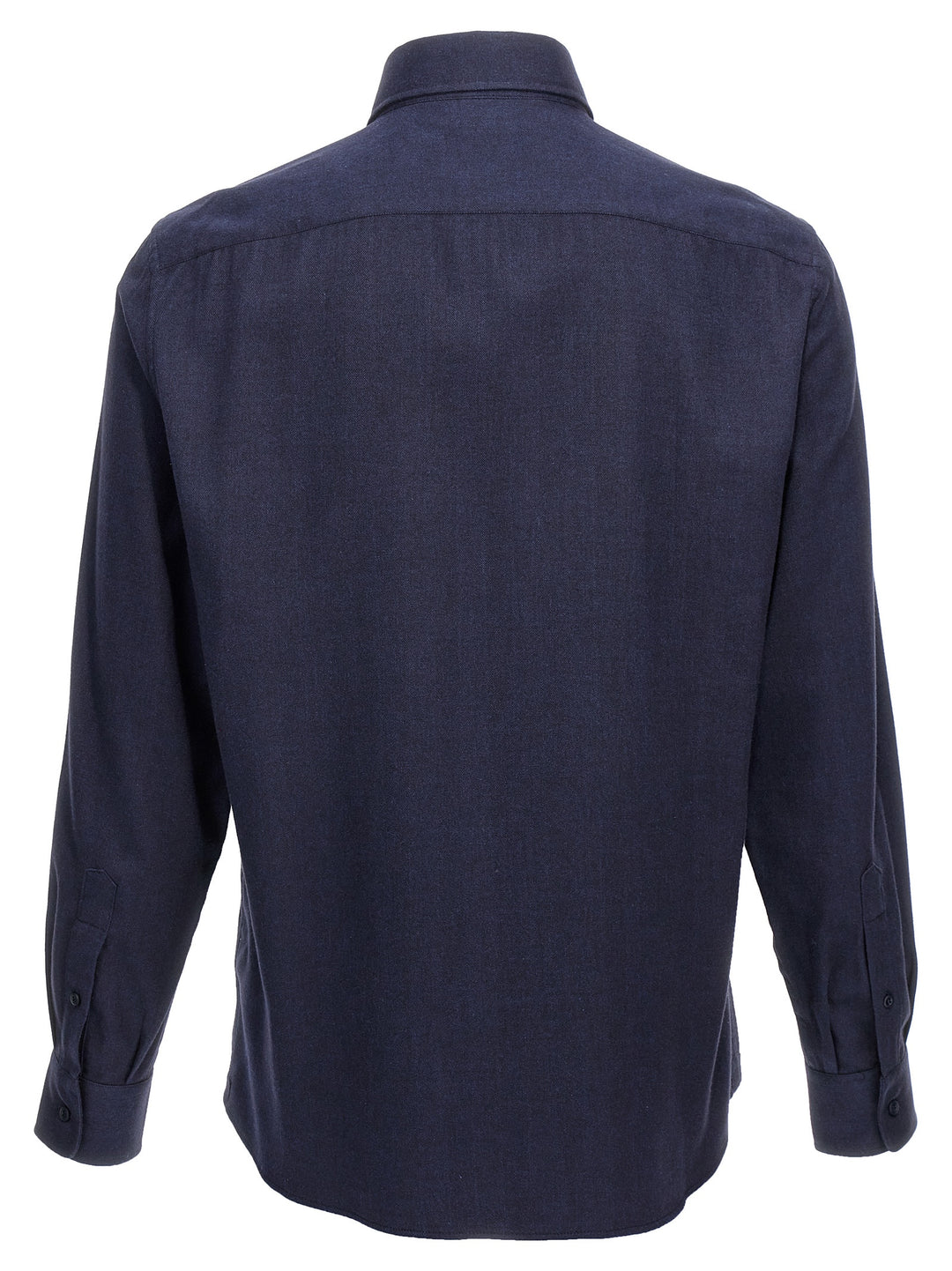Brunello Cucinelli Herringbone Shirt Shirt and Blouse - Blue | f0d19e9265dd7cfeadf2fc5032bc5605ec9ccf87
