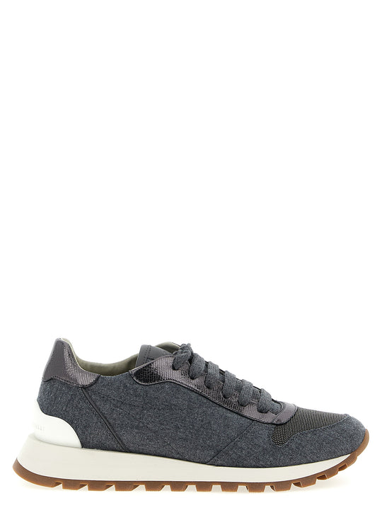 Runners Precious Toe Sneakers Gray
