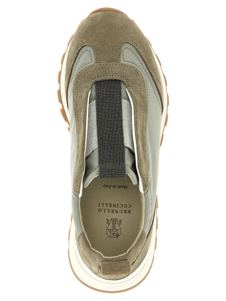 Brunello Cucinelli Runners Sneakers - Green | 24f4e626fd7244472be7de1003fddd4bc7abf779