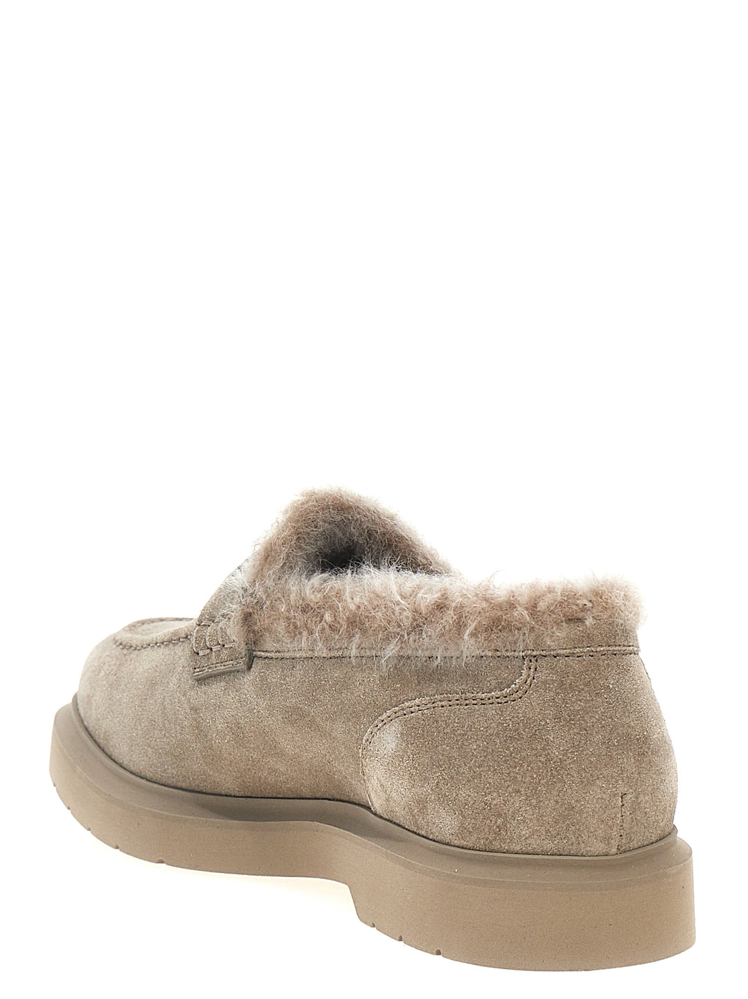 Brunello Cucinelli Monile Loafers - Gray | a090d8f755a50acd62b720b44e556d3e1f2cf8eb