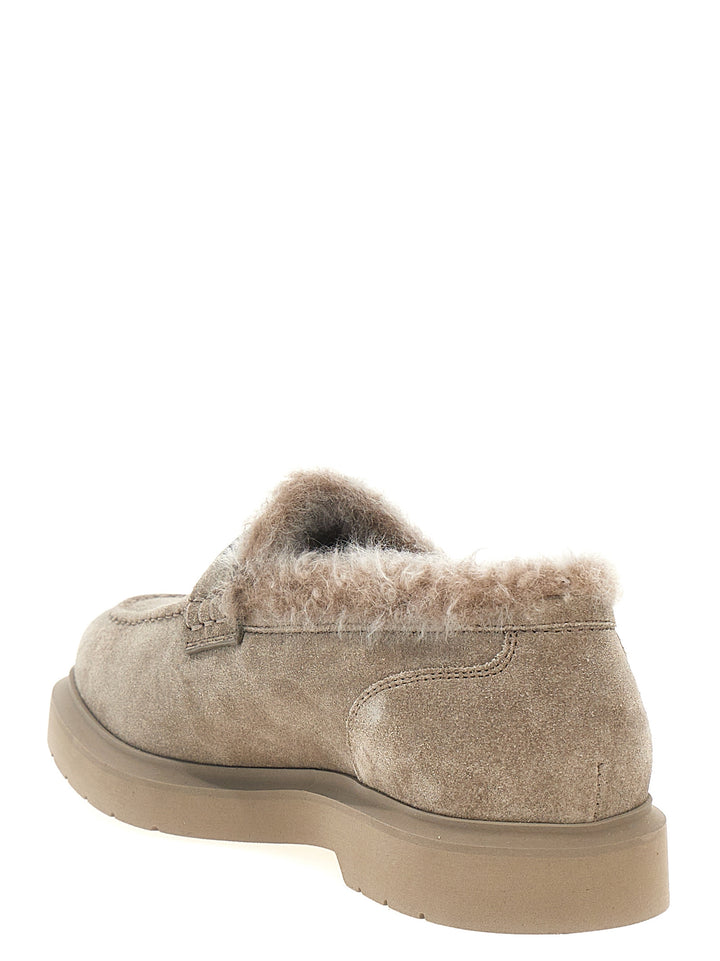 Brunello Cucinelli Monile Loafers - Gray | a090d8f755a50acd62b720b44e556d3e1f2cf8eb