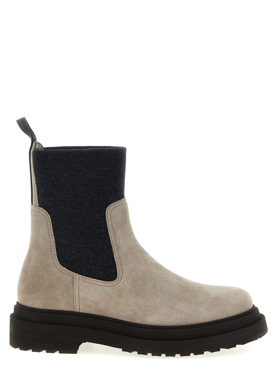 Brunello Cucinelli Precious Loop Detail Ankle Boots Boots and Ankle Boots - Beige | 86b0485a3dcf184034f147cb829d2203dfbd7f5a