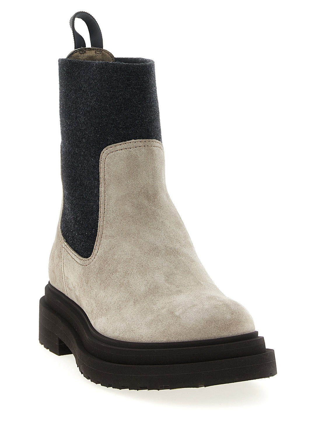 Brunello Cucinelli Precious Loop Detail Ankle Boots Boots and Ankle Boots - Beige | 90fa481e82a7905a6e7315c7fa2c96d5b8203652