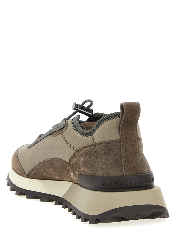 Brunello Cucinelli Precious Detail Sneakers - Brown | 3758cf19e07e1bc207637b66791dfdb93e8f9c04