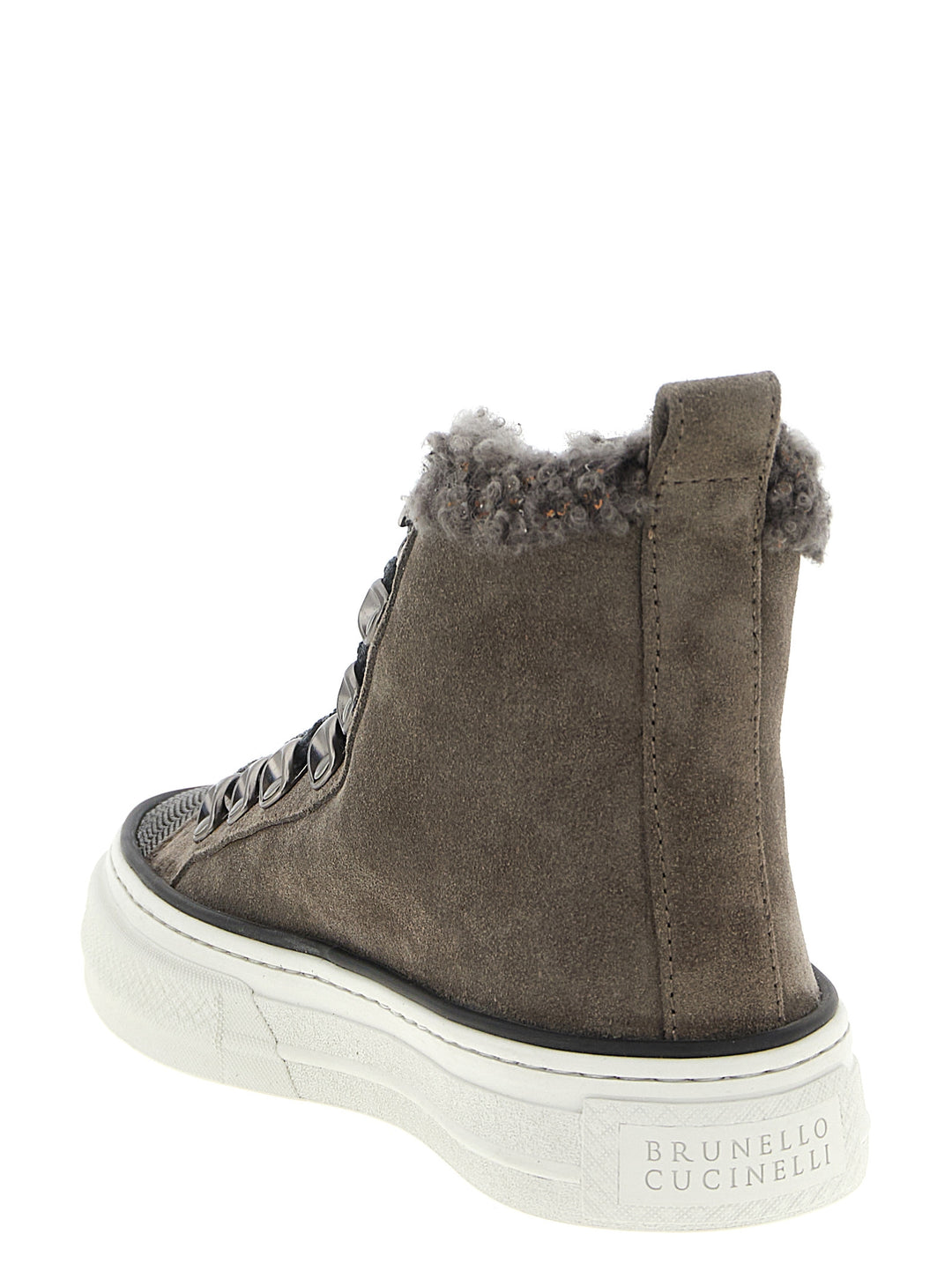 Brunello Cucinelli Precious Toe Sneakers - Gray | ab2db71f10ca646842cb53805c473cca429a0016