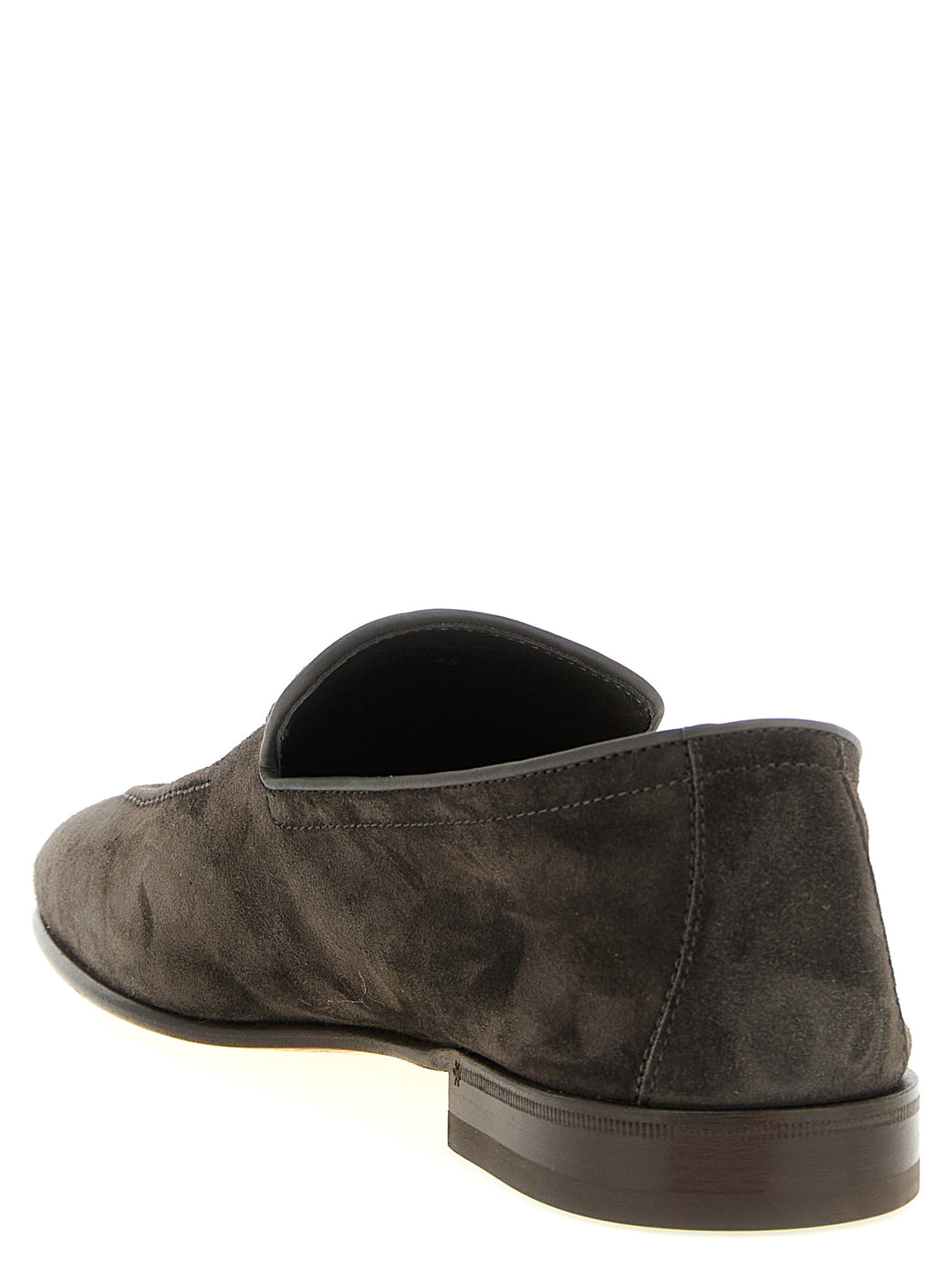 Brunello Cucinelli Penny Loafer Loafers - Gray | 961403fbd27adc54097e5777523e9d0c149d4740