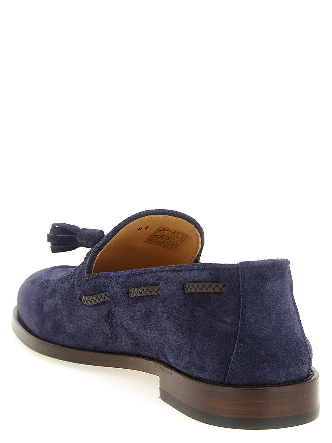 Brunello Cucinelli Nappi Moccasins Loafers - Blue | e85220e0af19d9d3fb4901cd941a63667819bfda